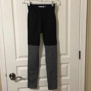 Gymshark two tone seamless leggings